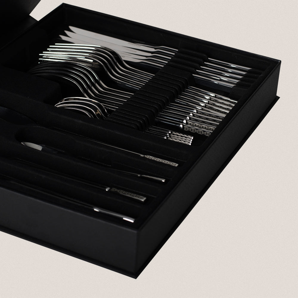 Cubertería Monférico Acero Inox 24 piezas