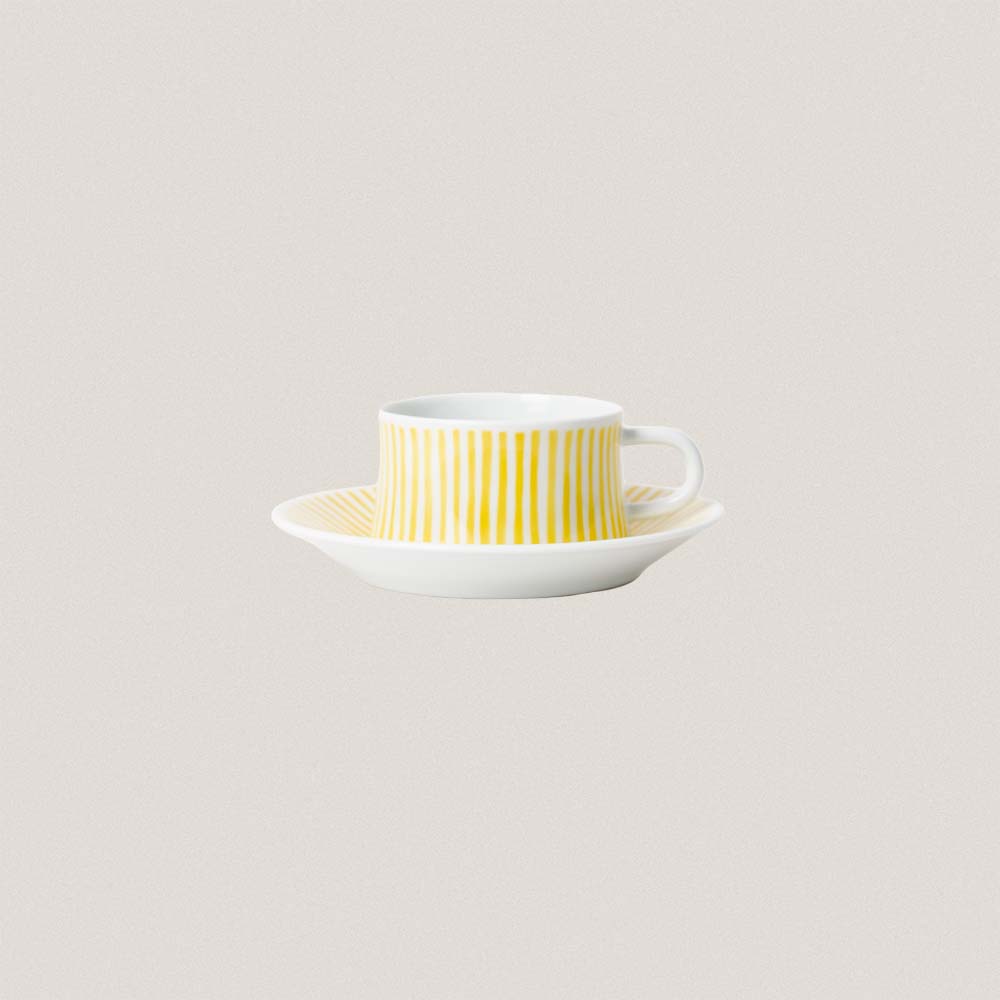 PACK 4 TAZAS TÉ CON PLATO LADEIRA