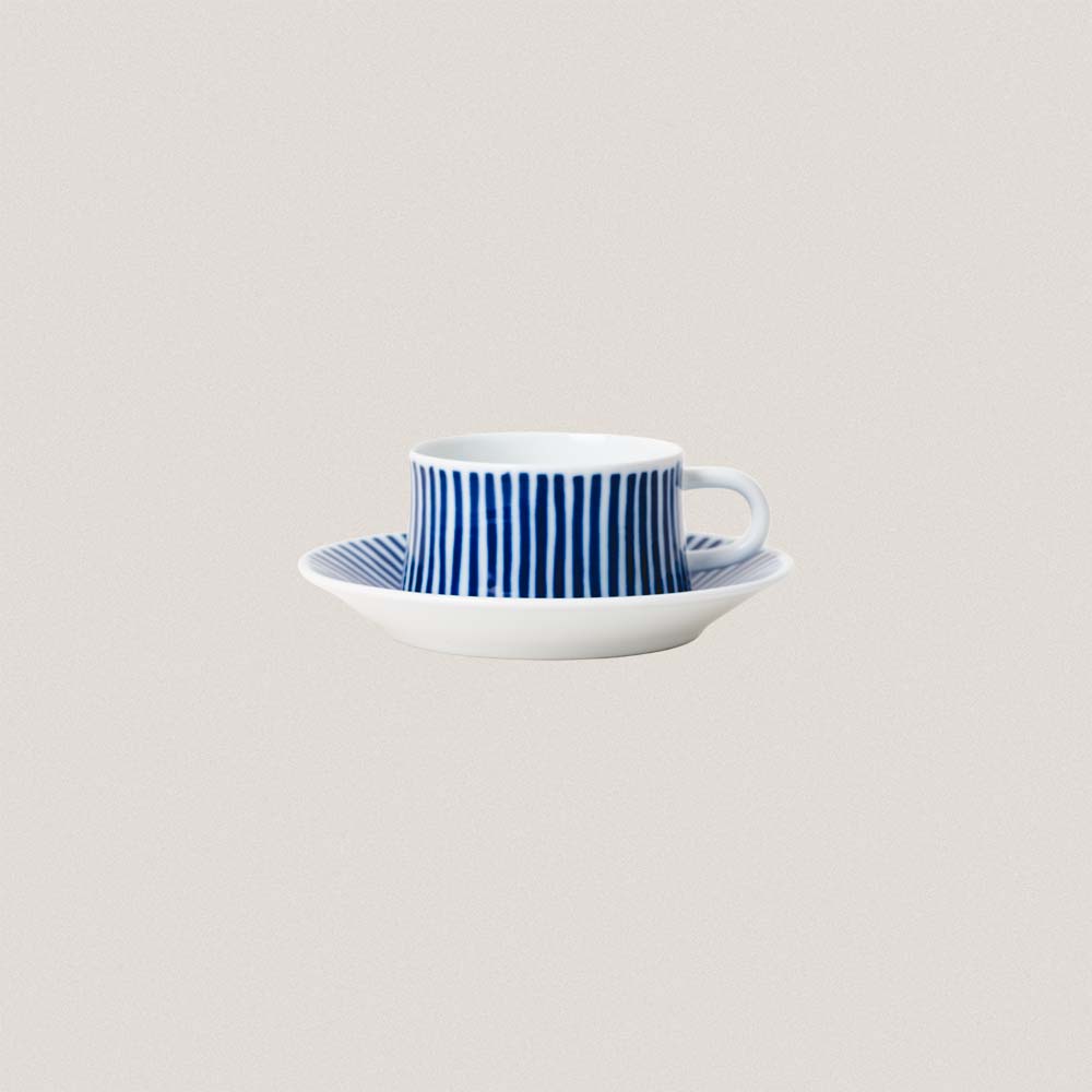 PACK 4 TAZAS TÉ CON PLATO LADEIRA