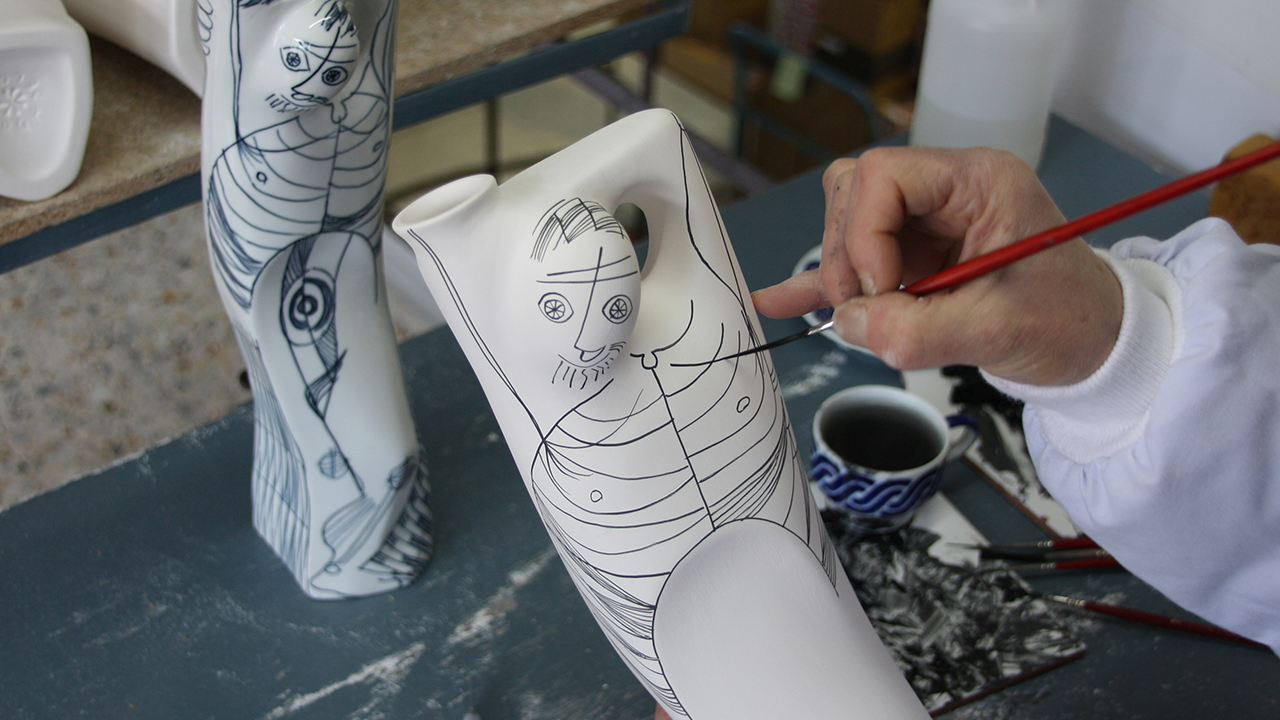 detalle de los talleres de sargadelos