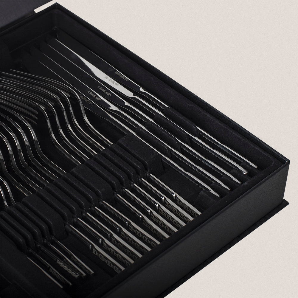 Cubertería Monférico Acero Inox 24 piezas