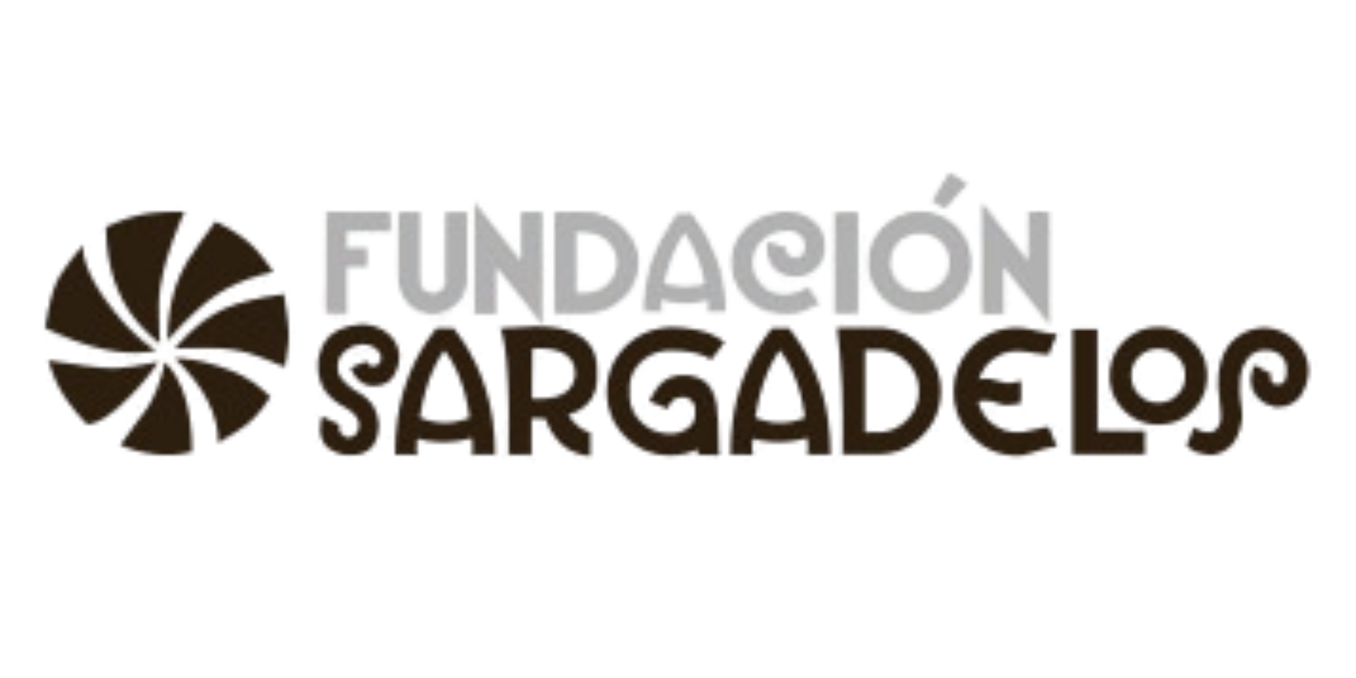 Logo of Fundacion Sargadelos with a black and brown design on a white background